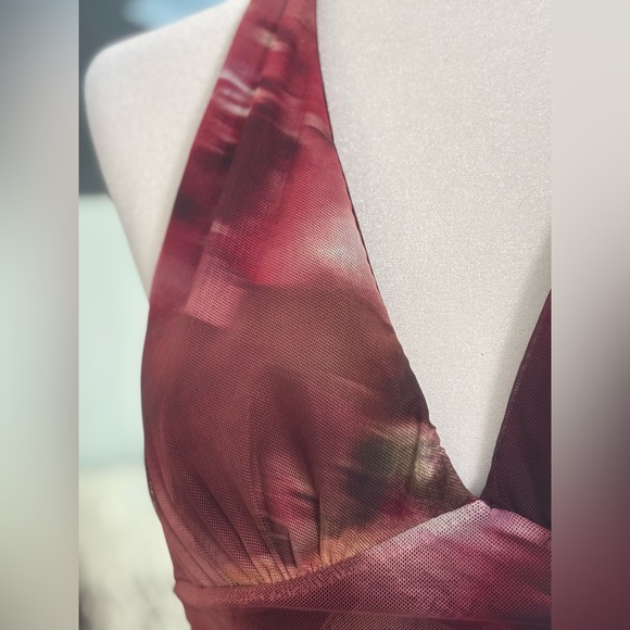 NWT Windsor Kelsey Halter Dress Mermaid Formal Gown Wedding Guest Prom HoCo - Picture 3 of 9